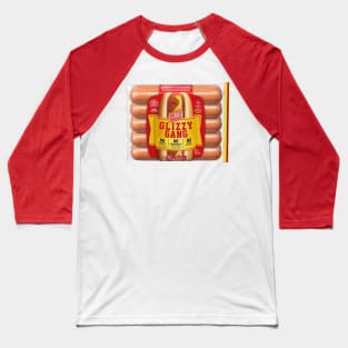 Glizzy Gang Pack of Hot Dogs Baseball T-Shirt